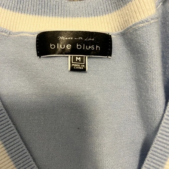 🌱🦢4 FOR $15!🦢🌱 Blue blush Sleeveless Dress - Picture 3 of 3